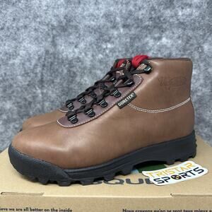 Vasque Sundowner GTX Hiking Boots Mens Size 9 Wide Red Oak Gore-Tex Leather